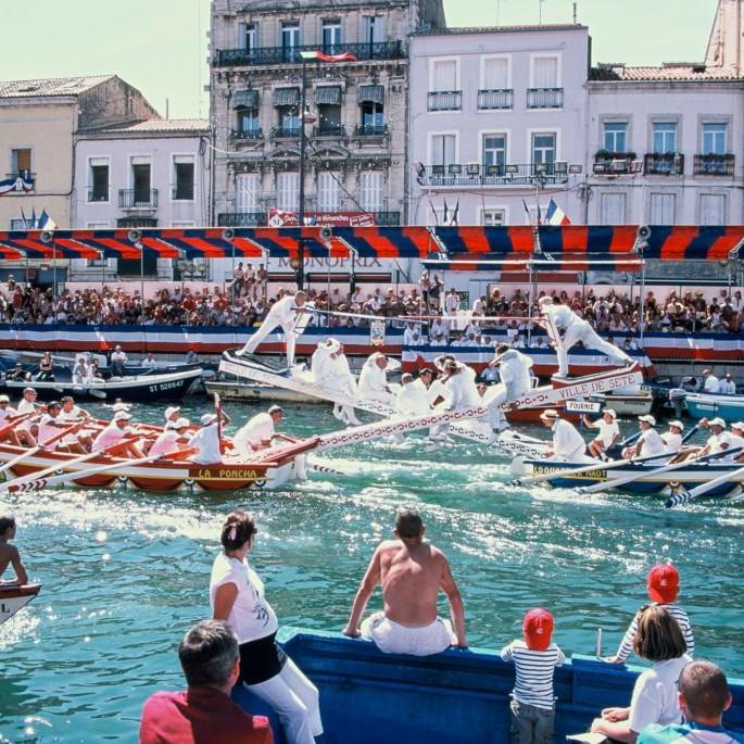 Water games at Sète