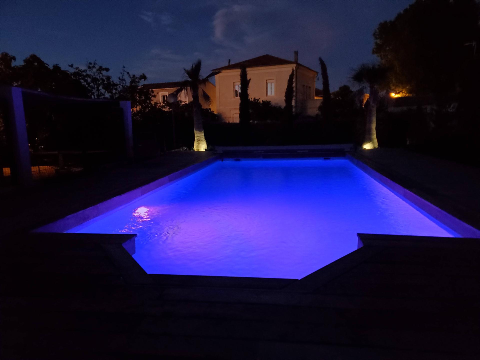 Piscine de nuit